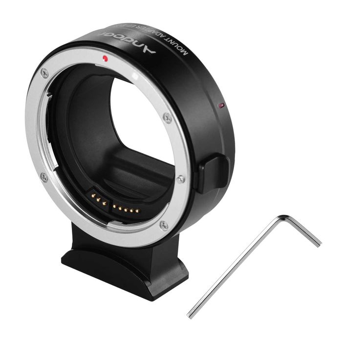 Перехідник Andoer EF-EOSR Canon EF–RF автофокусний адаптер переходник