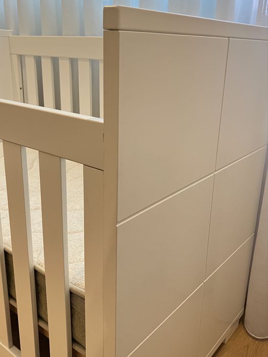 Berço Co-Sleep + Colchão + Conjuntos Cama