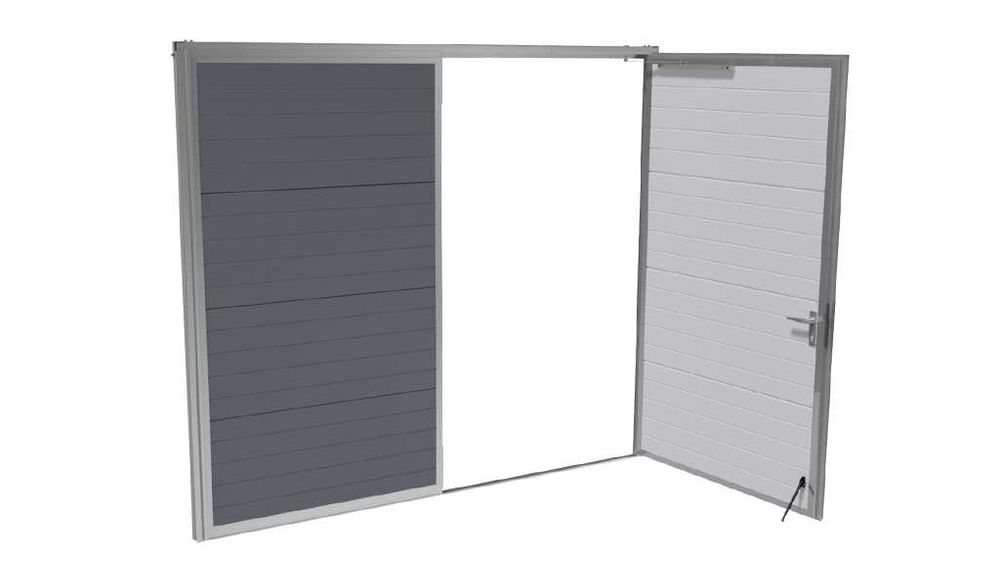 Brama Garażowa Segmentowa Rozwierna Drzwi Garażowe Panelowe na Wymiar