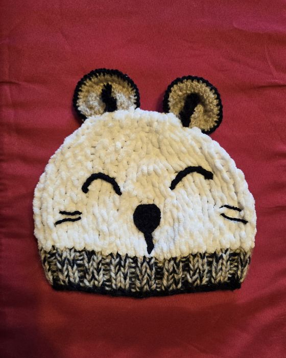 Gorro panda para criança