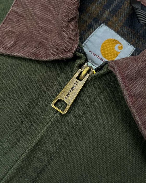 Куртка Carhartt WIP J97 Sandstone Duck Detroit Moss/Brown