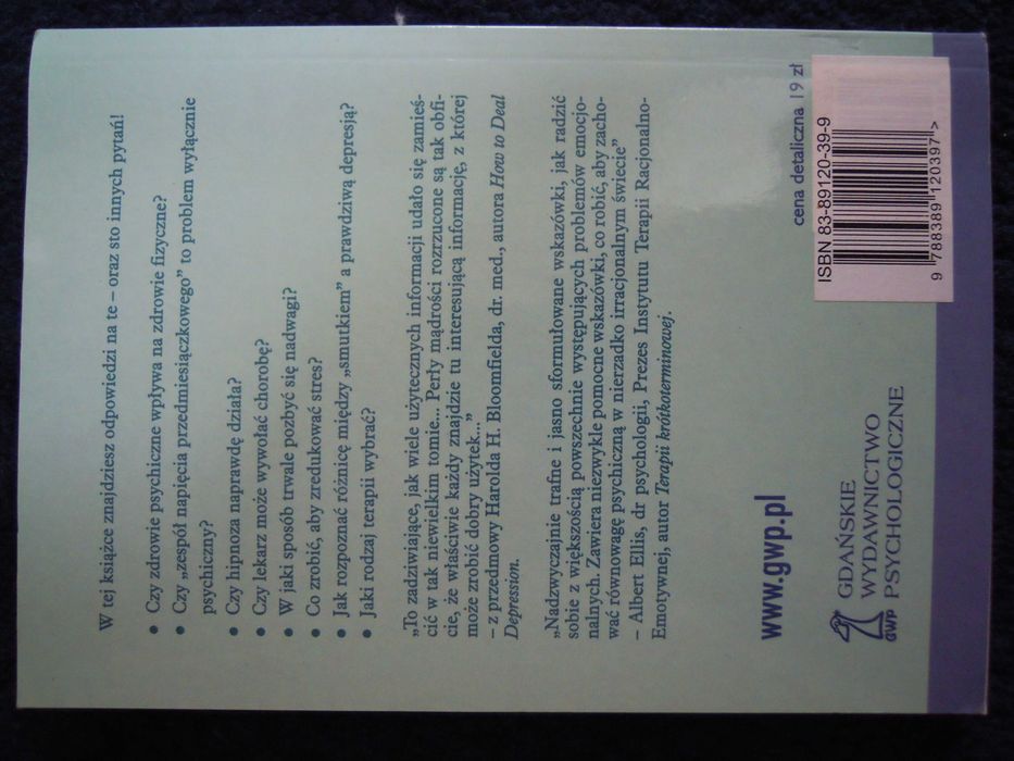 "Terapia w pigułce" Arnold A. Lazarus, Clifford N. Lazarus
