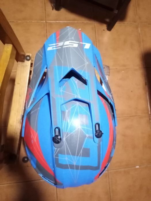Capacete de cross L52 fast evo- usado