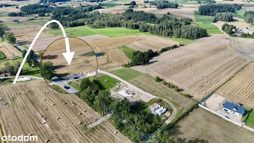 działka budowlana w Łebieńskiej Hucie k. Szemuda