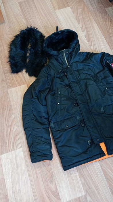 Alpha industries n3-b парка куртка зимова