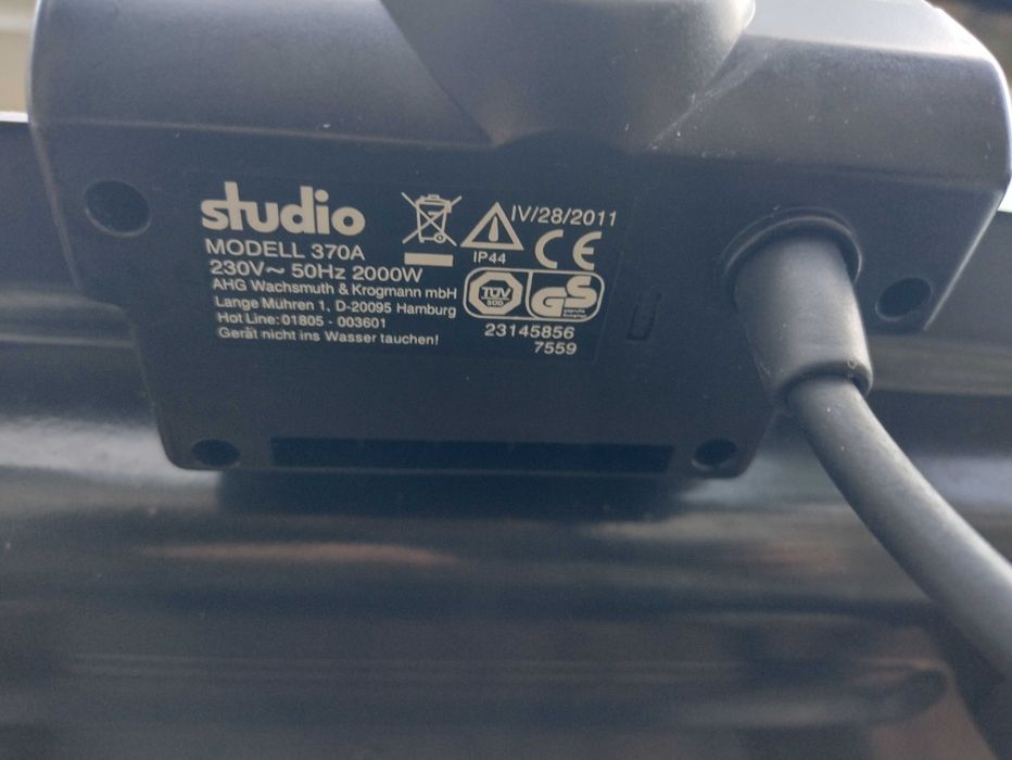 Grill elektryczny ogrodowy, stołowy, domowy, Studio 370A  2000 W