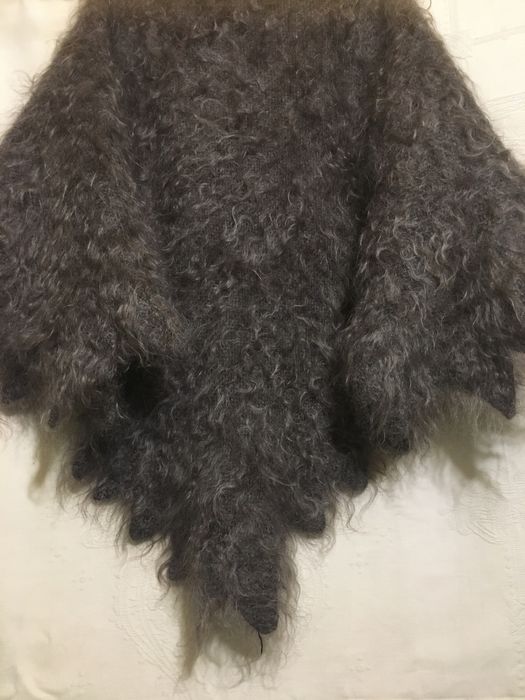 Натуральный Оренбургский пуховый платок из козьего пуха