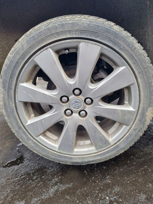 TOYOTA AVENSIS II T25 03-09 komplet 4 sztuki felgi ALUFELGI 17 5x100 ET 45 *