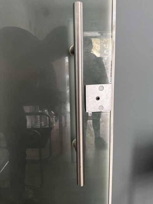 Porta em vidro fosco