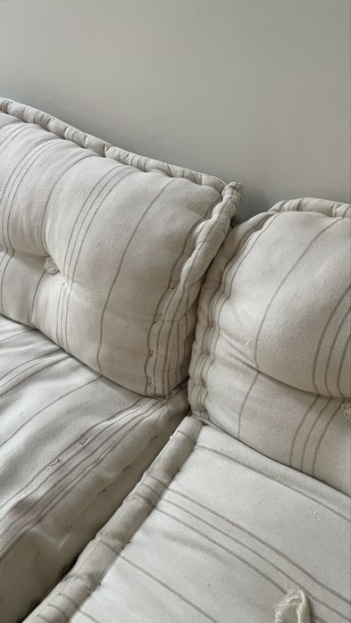 Sofá de chão 3 peças