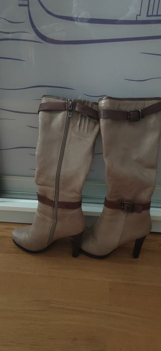 Сапоги кожа, цегейка