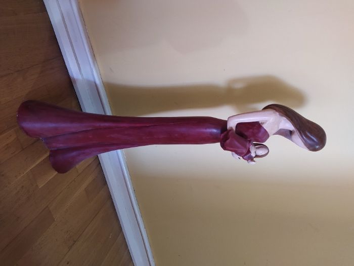 Boneca cerâmica - Decoração