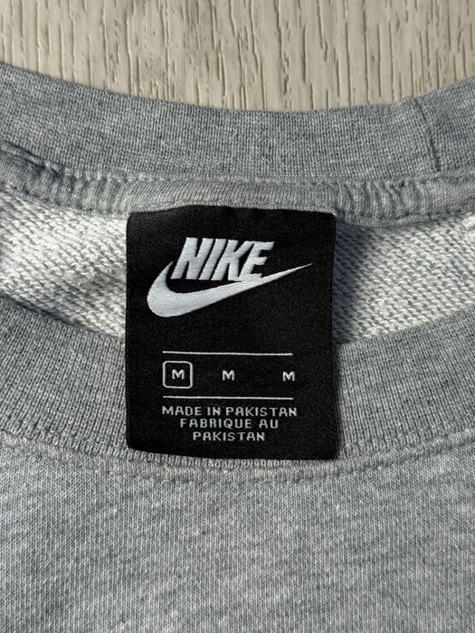 Nike Basic Logo Sweatshirt Grey / Базовый Свитшот Найк