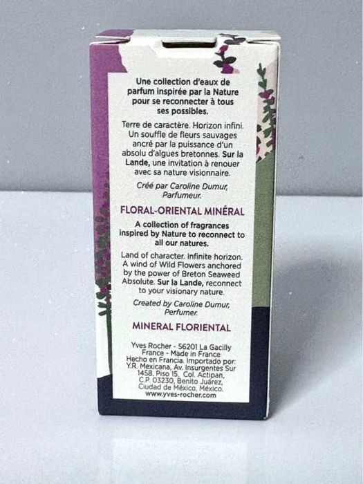 Woda perfumowana YVes Rocher Sur la LANDE 30 ml