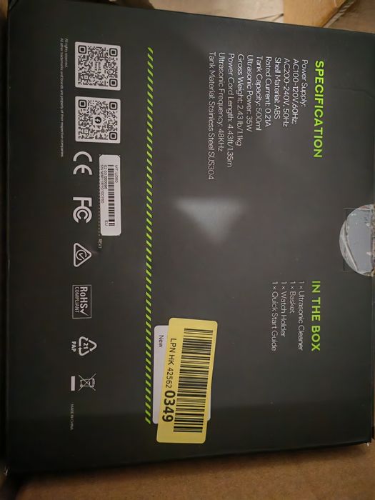 Máquina de limpar jóias