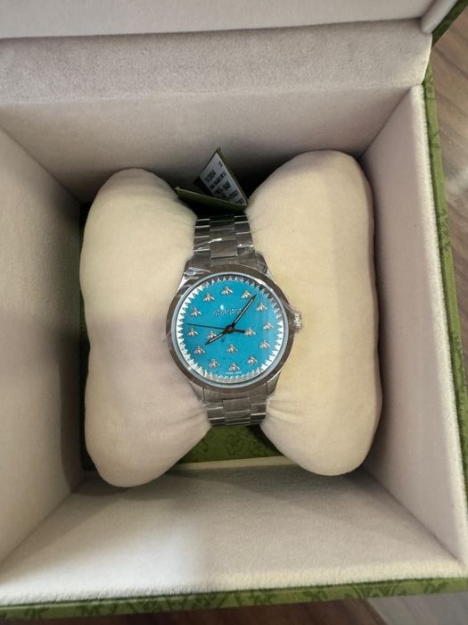 Relógio Gucci azul YA1265044