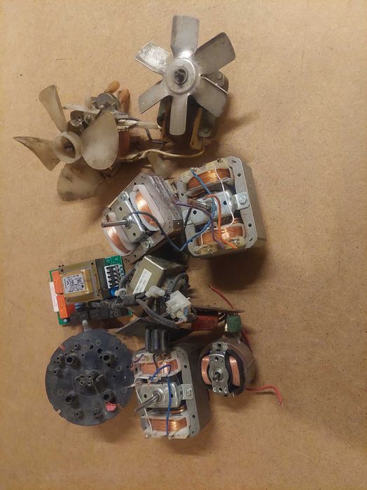 Zestaw silników, wentylatory i transformatory Tanio!!!