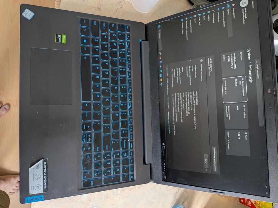 Laptop Lenovo gaming
