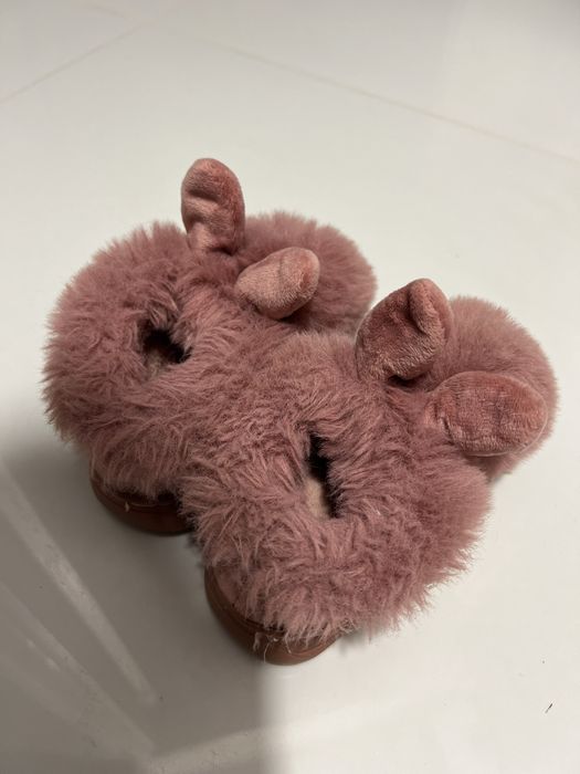 Тапочки рожеві для дівчинки мʼякенькі