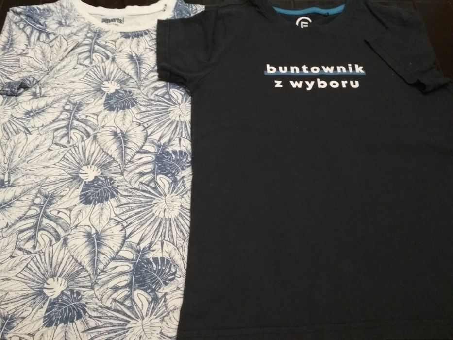 Koszulki /t-shirty chłopięce r 134/140 (wymiary).