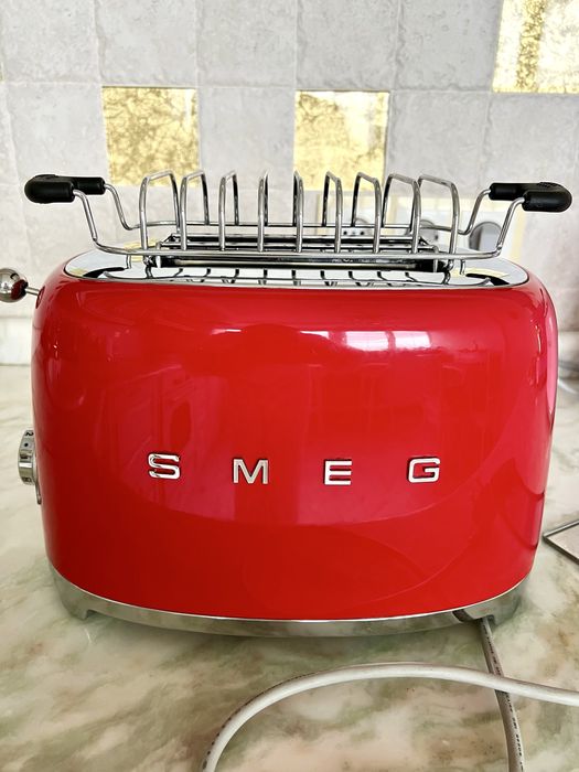 Тостер SMEG червоний