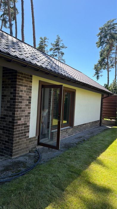 Котедж бізнес-класу 180 м² у сосновому лісі | Газ | Баня | Гараж | 20 км до Києва