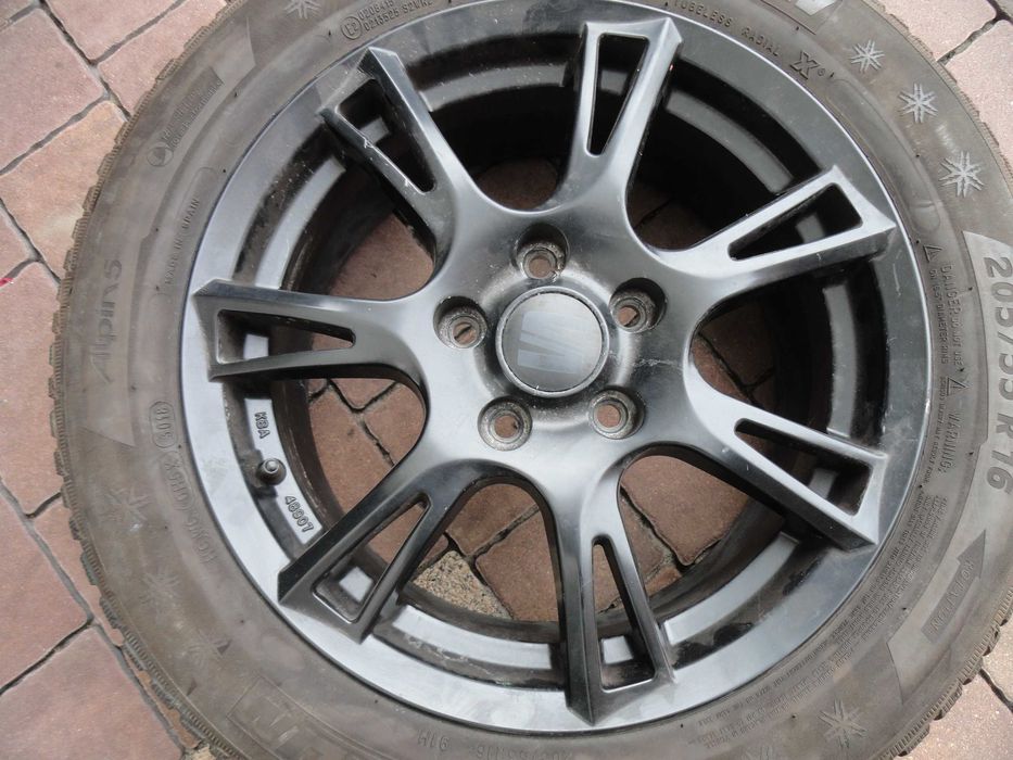 Felgi Aluminiowe 16 5x112 Seat CZARNE