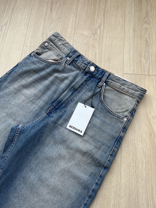 Широкі Джинси Bershka Baggy Fit Оригінал Нові Широкие Джинсы Чорні