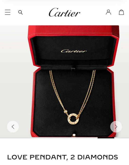 Cartier Love подвеска