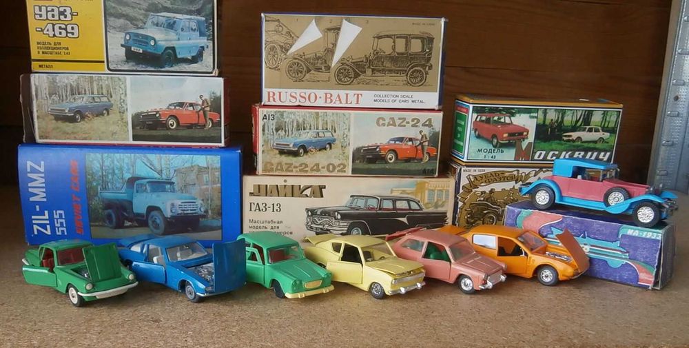 Модель 1:43 СССР Москвич ГАЗ Зил ВАЗ Заз УАЗ Ford РАФ Руссо Балт Opel