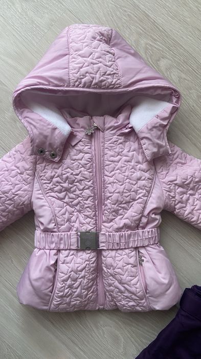 Зимовий костюм 80 на дівчинку , куртка chico і напівкомбінезон