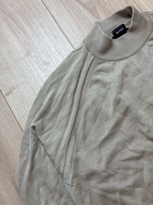 Hugo Boss Nowy Męski L Wełniany Sweter Wool Sweater Old money