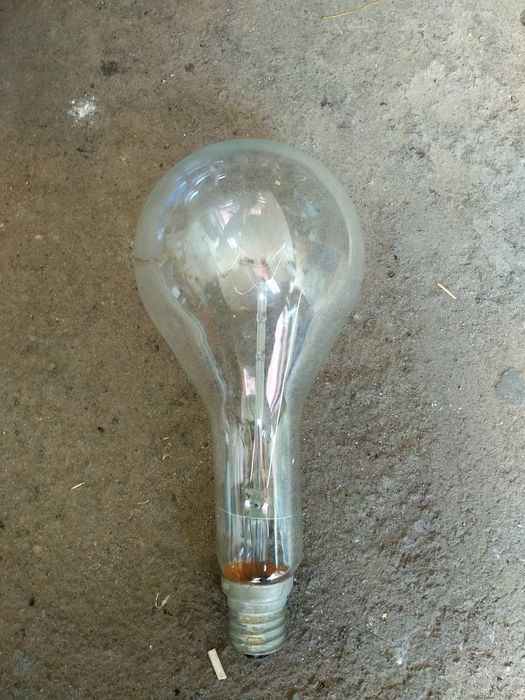 Рідкісна стара виличезна советска лампа