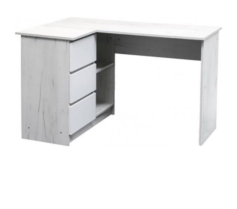 Стол Письменный Грейд В-16 дуб крафт белый/белый Alba