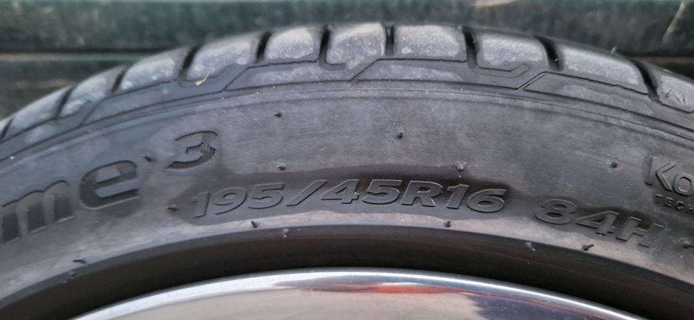 Felgi  z oponami 4x100 r16