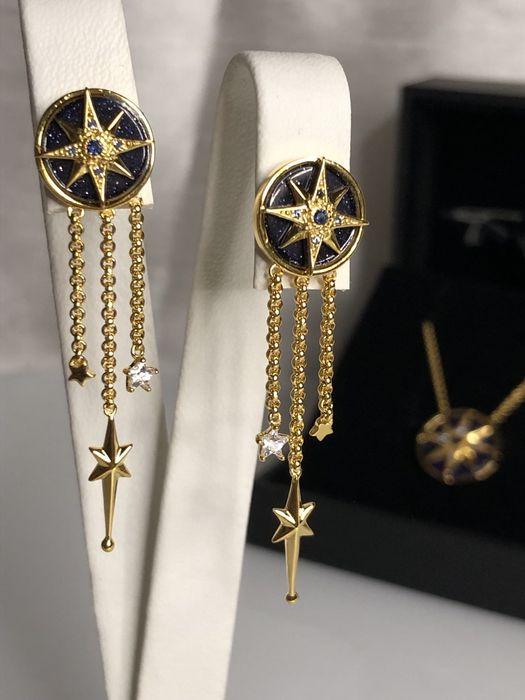 Знижка! Позолочені сережки Thomas Sabo  Роялті зірка