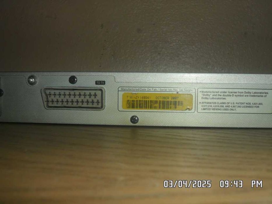 LG DVX 286 Odtwarzacz DVD z pilotem i kablem