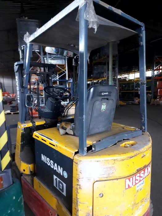 Навантажувач Nissan електричний, 3м підйом погрузчик кара 1т.