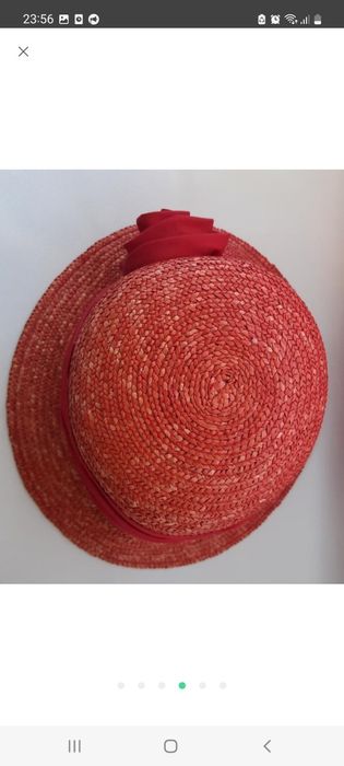 Шикарный женской капелюх,панама,соломенная шляпа seeberger