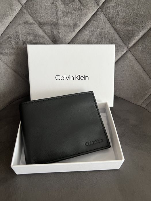 Portfel Calvin Klein z prawdziwej skóry