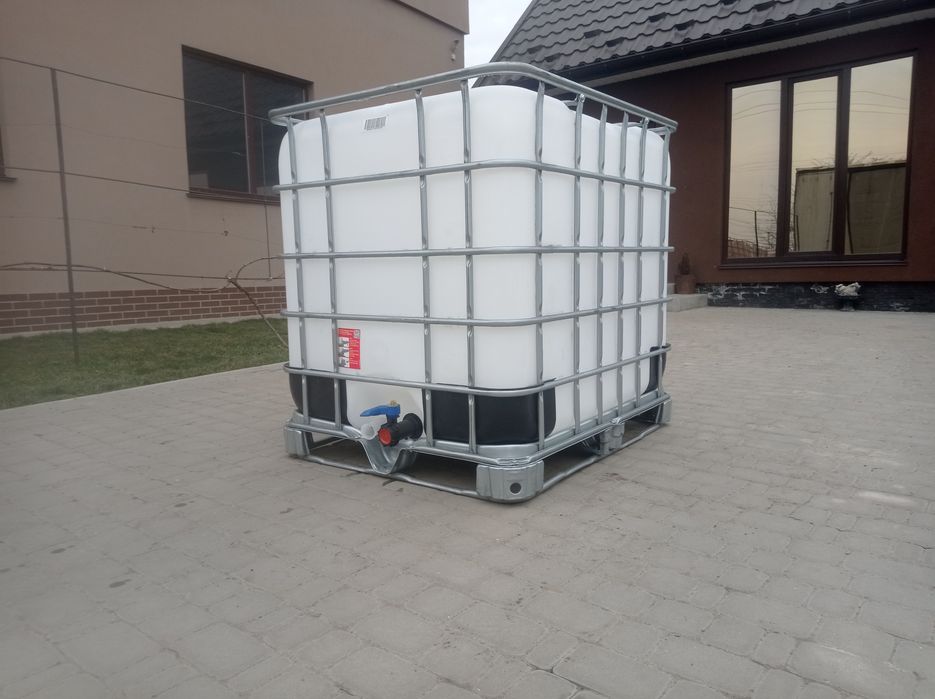 Посилений Єврокуб Еврокуб  Бак пластиковий Бочка 1000л ОПТ/Роздріб