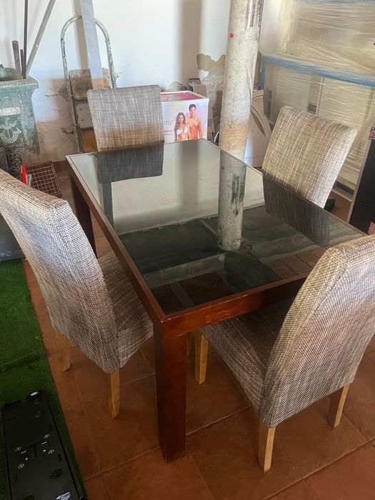Mesa sala de jantar 4 cadeiras