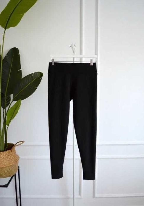 Legginsy getry ocieplane futerko L 40 czarne