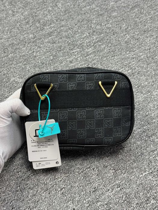 Месенджер AIR Jordan Monogram сумка Джордан чорний рожевий сірий унісекс чоловіча жіноча преміум бананка стильна сумка через плече Jumpman