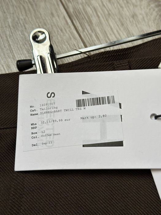 Преміальні штани SELECTED HOMME Tailoring брюки коричневі шоколад розмір 48, М оригінал