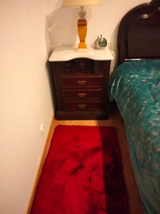 Mobília em mogno de casal completa