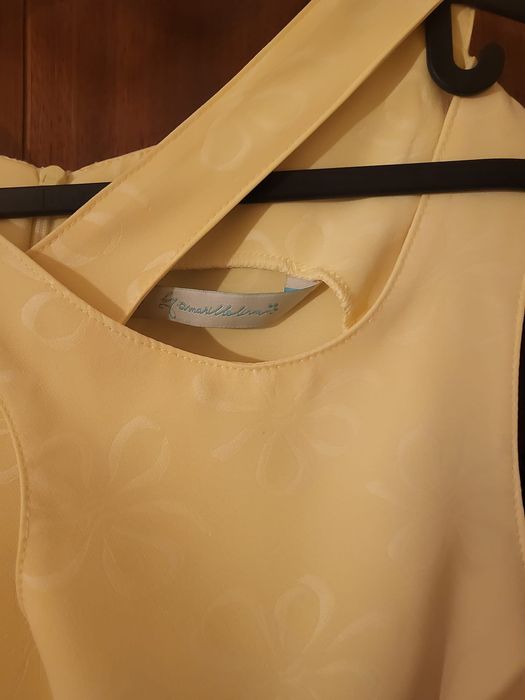 Vestido mulher amarelo