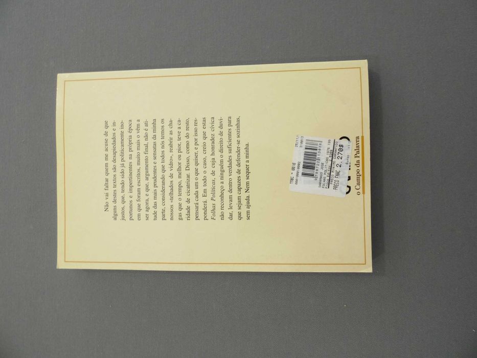 Livro Folhas Políticas