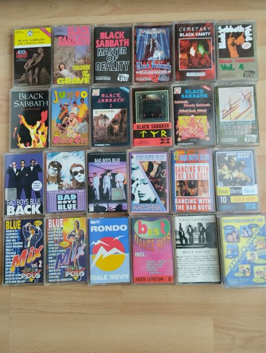 Kaseta scorpions metalica saxon disco polo roxette