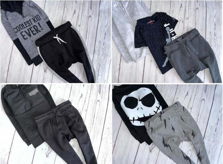 r.80-86 Mega paka 60szt zestaw ubranek dla Synka chłopca zara adidas